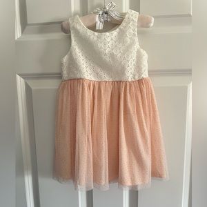 Pink - White Girls Dress - Youngland - 2T